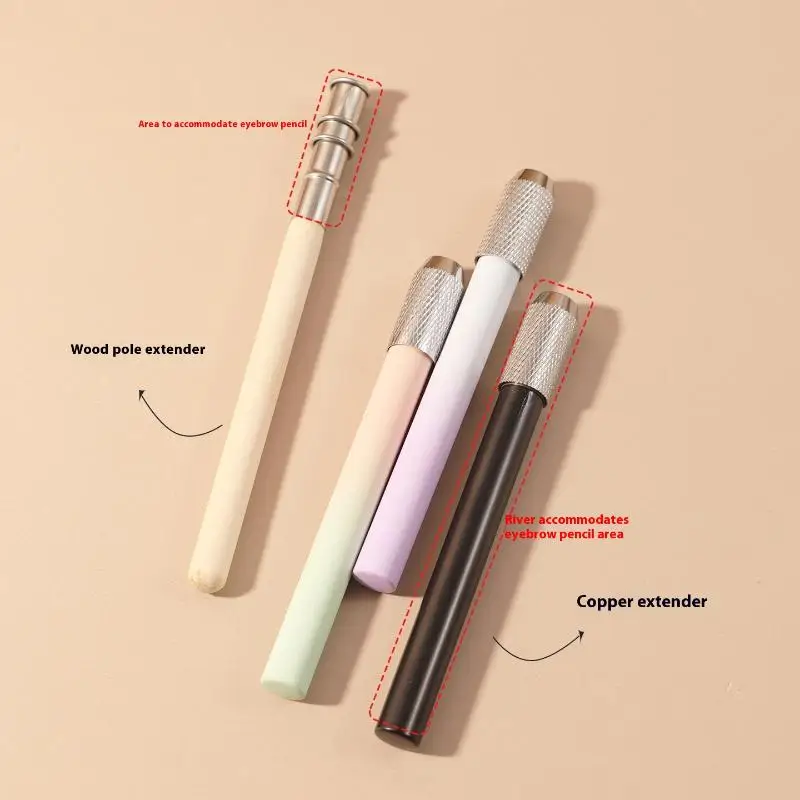 1Pcs Writing Metal Color Rod Adjustable Single Head Pencil Extender Holder Sketch School Painting Art Tool