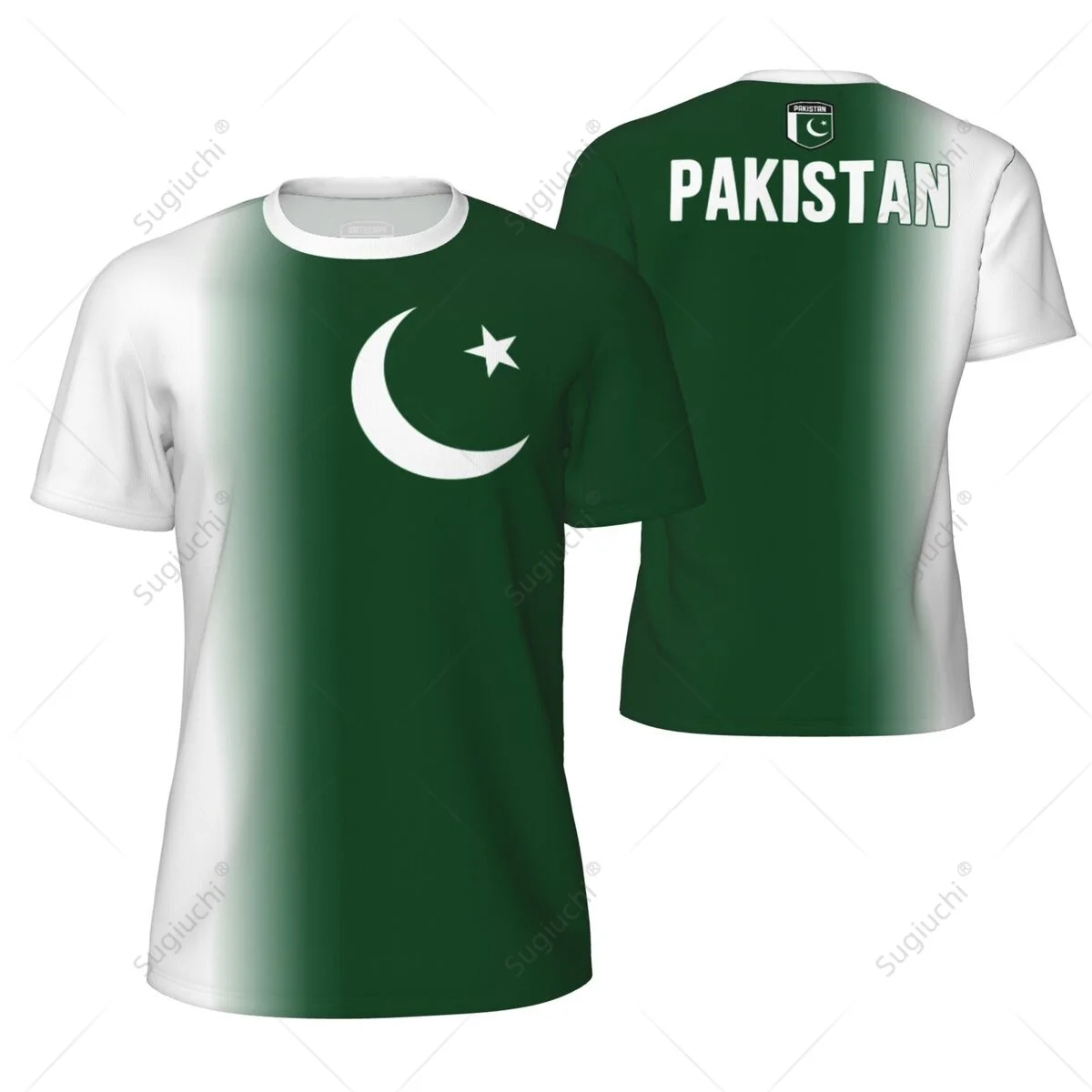 Sport Mesh T-shirt Pakistan Flagge Für Laufen Fahrrad Fußball Tennis Fußball Fitness T-shirts 3D Gedruckt Custom