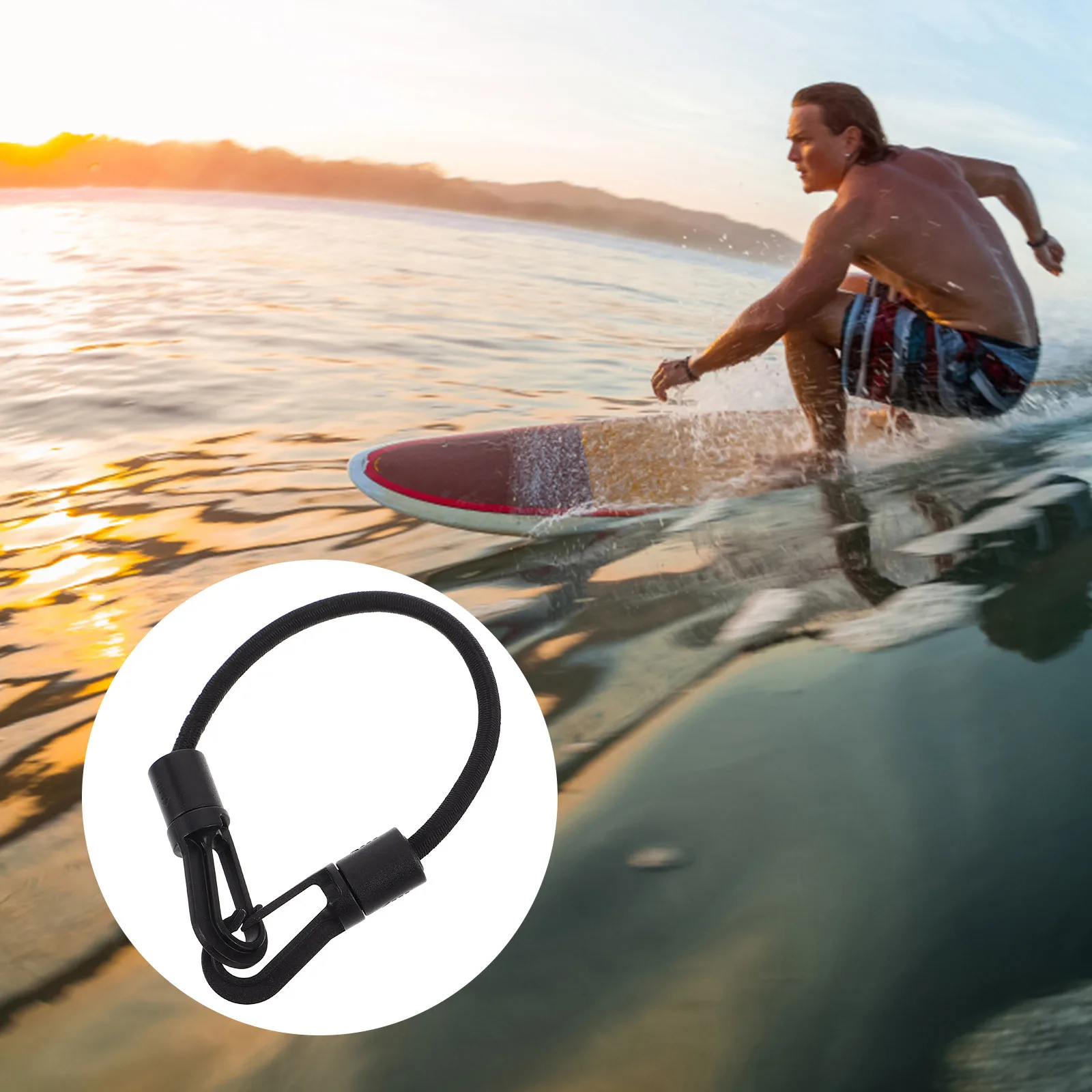 

5Pcs Kayak Elastic Bungee Ropes Dual Head Hook Tie Down Straps Outdoor Camping Hiking Multi Use Elastic Bands Set