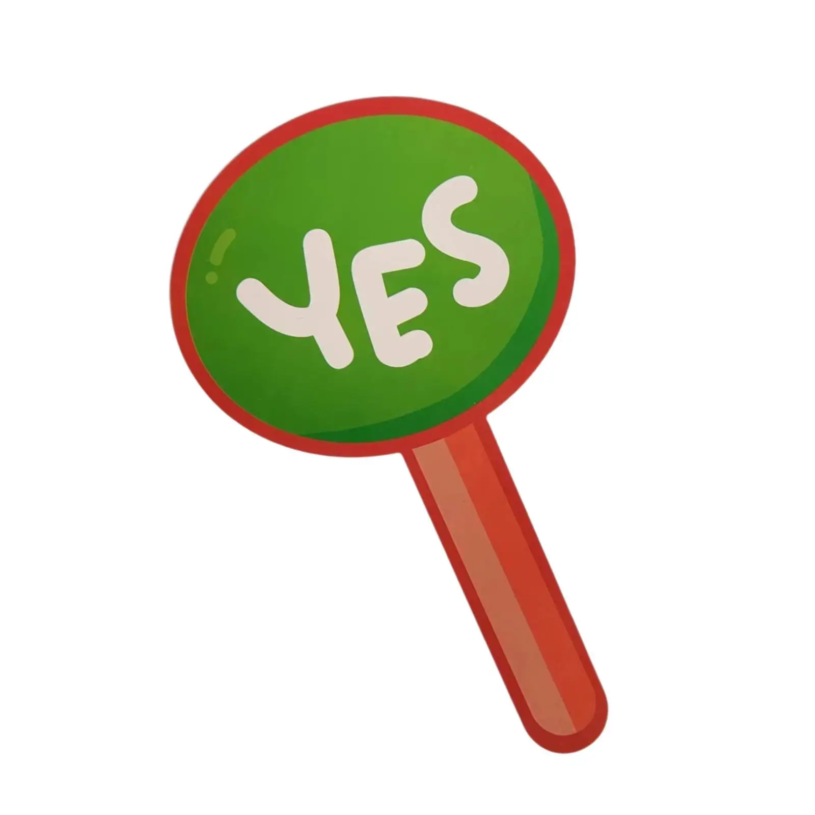 Yes No Classroom Signs Portable Handheld Reusable Classroom Voting Paddle