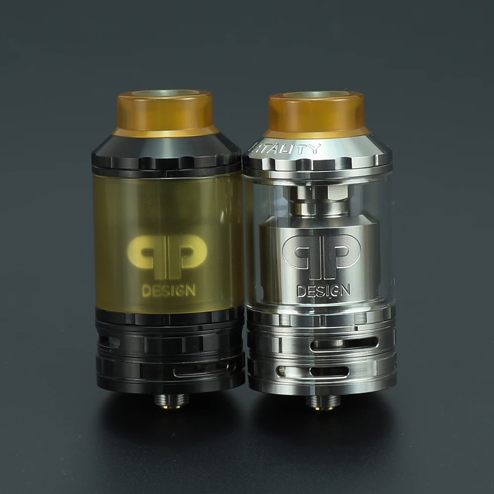 QP Designs Fatality RTA Replaceable Tank 28mm Atomizers 316ss Top Adjustable airflow Top Filling Vape vs Fatality M25 RTA