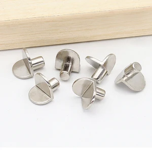 L-SHARED STUDS SUPPORT, PEGS PINS PLUGS, CABINET SEPARATOR, FIXED WOOD GLASS LETTER, FURNITURE SUPPORT, 5MM, 20PCS 6 Main Sales Support Shelf - №6