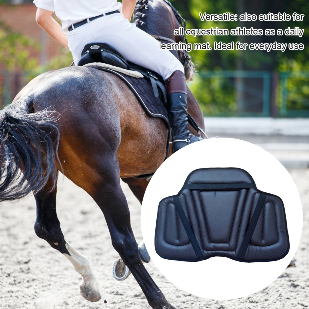 Riding Saddle Pad, Soft Espessamento Equestrian Seat Cover, Sports Body Mat, Iniciantes Profissionais, Presentes ao ar livre, Azul