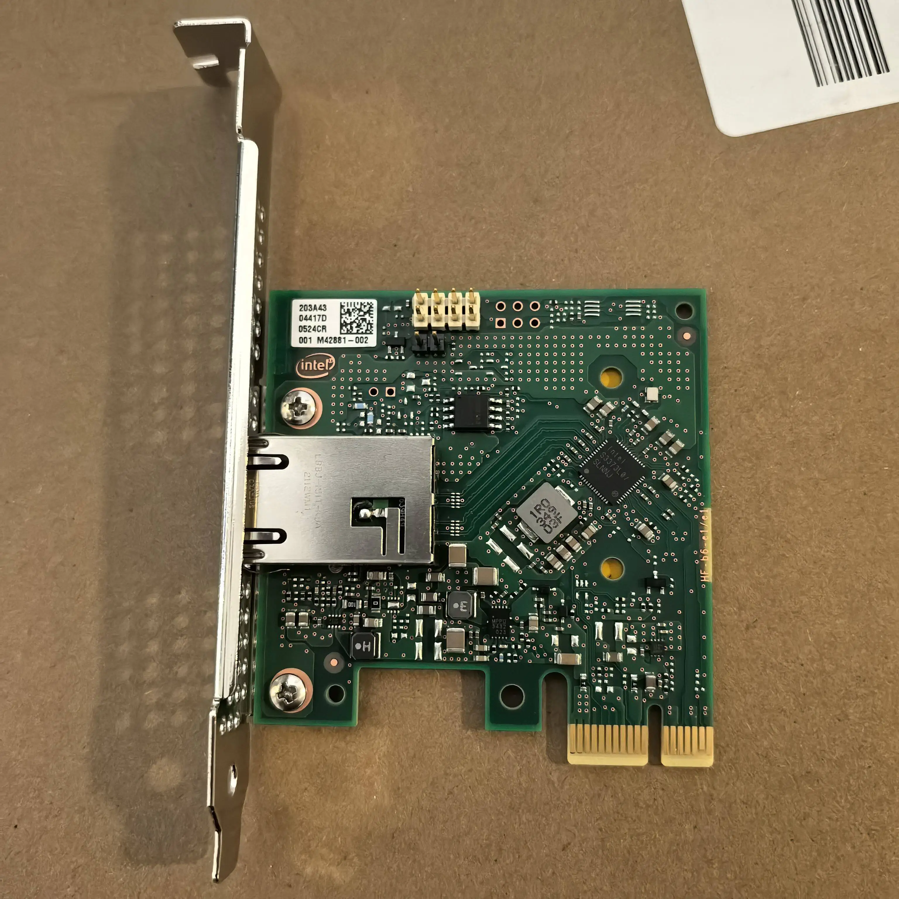 For Dell I225 I226 single port network interface card full height JJF4X KXH4R