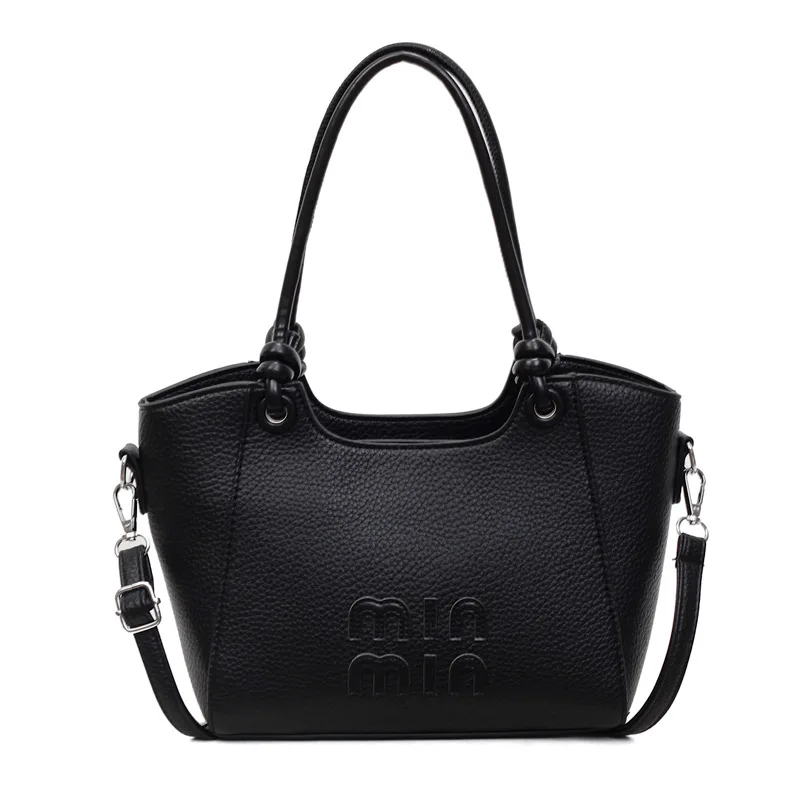 Tas Selempang Warna-Warni Model Bucket untuk Wanita, Tas Bahu Serbaguna dengan Pegangan Atas, Tas Selempang Minimalis untuk Perjalanan Kerja