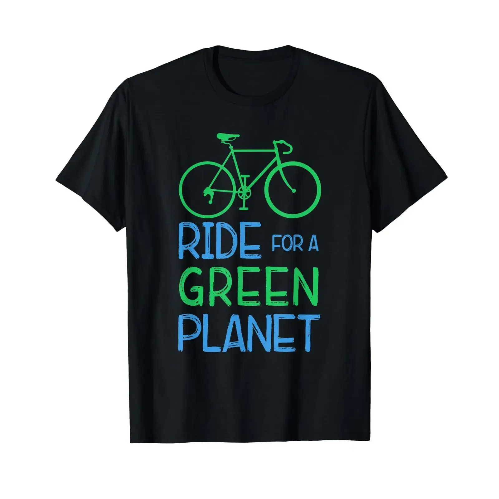 Bicycle environmental protection climate cycling gift t shirt vintage Washed graphic Casual Slightly streetwear homme fashion