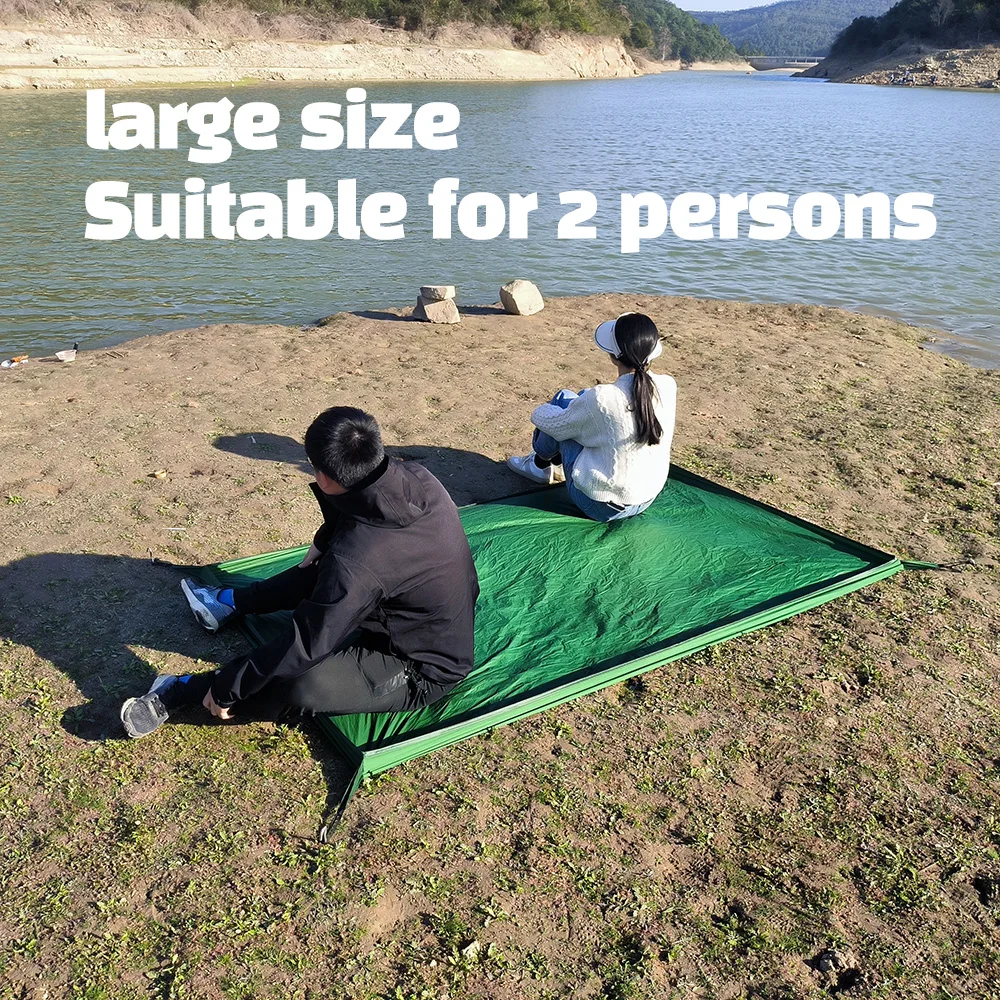 1/ 2 person Multifunctional Tent Footprint - Camping Tent Bathtub Floor for Tarp Bushcraft Shelter Camping Hiking Backpacking