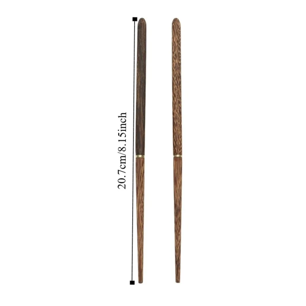 Solid Construction Foldable Wood Chopsticks With Storage Bag Portable Wooden Flatware Detachable Chopsticks Outdoor Camping view 6