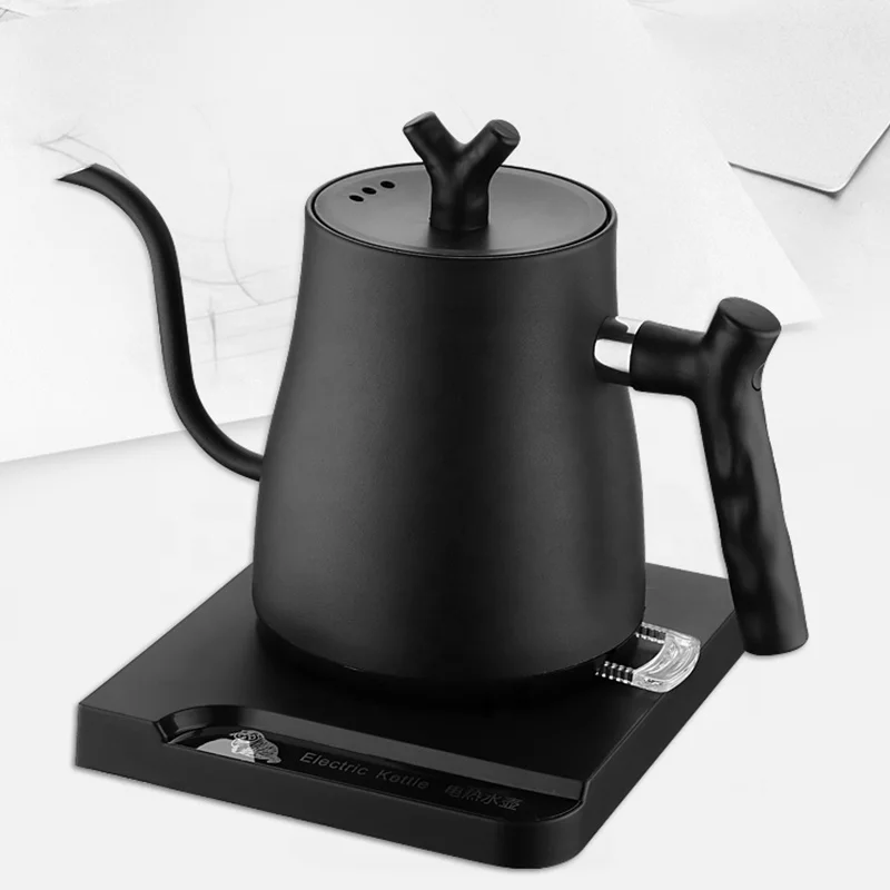 

1L Electric Water Kettle Smart Gooseneck Water Boiler Stainless Steel Hot Water Kettle