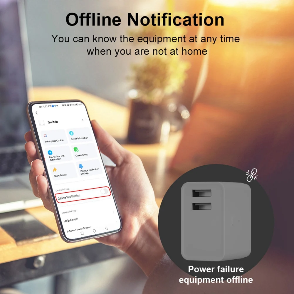 محول ذكي Tuya Smart Zigbee USB محول التبديل 5V Mini 2 USB محول الطاقة التحكم الذكي في الحياة لـ Yandex