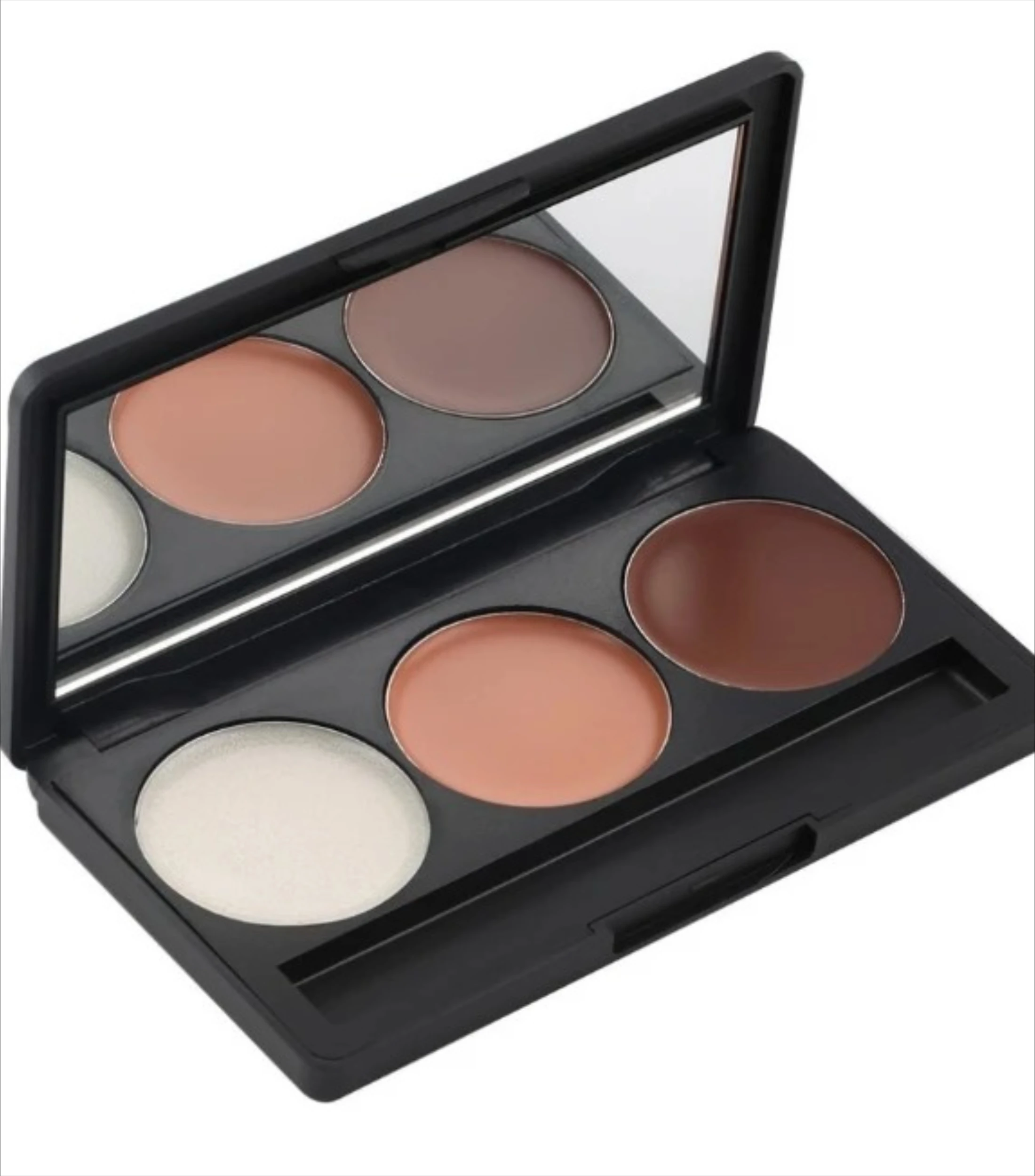 3 Color Concealer Palette Makeup Base Professional Full Coverage Cover Acne Spots Dark Circles Facial Make Up Foundation Brushe