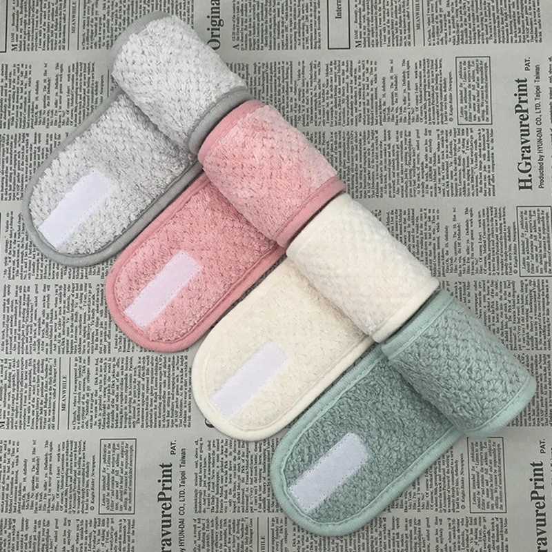 Adjustable Makeup Headband Soft Face Wash Towel