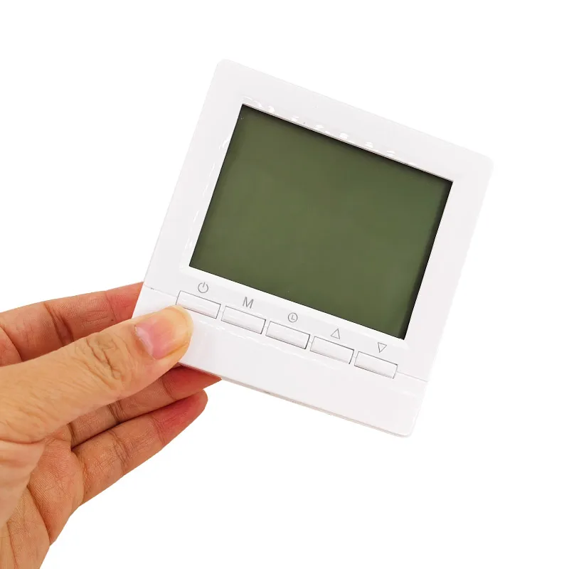 Battery Powered Digital Gas Boiler Thermostat Programmable Heating Temperature Controller Hand Wall Mount for Room ME83B
