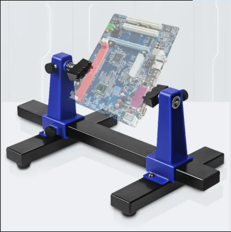 0-200mm Adjustable PCB Holder 360 ° Rotation Printed Circuit Board Jig Soldering Assembly Stand Clamp Repair Tools