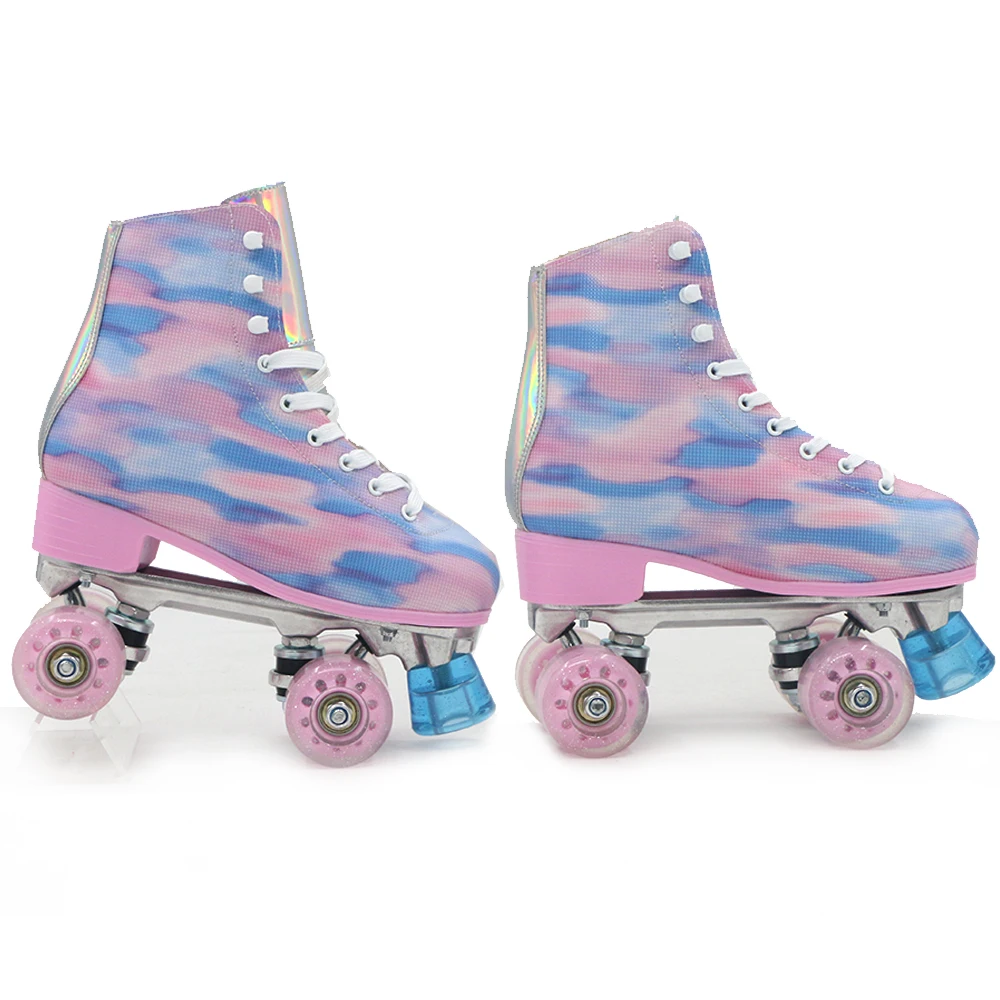 Yijiu Quad Roller Skates Cheapest Sell ABEC-9 OEM Free Sample Strong Wear Resistance Roller Skates For Outdoor