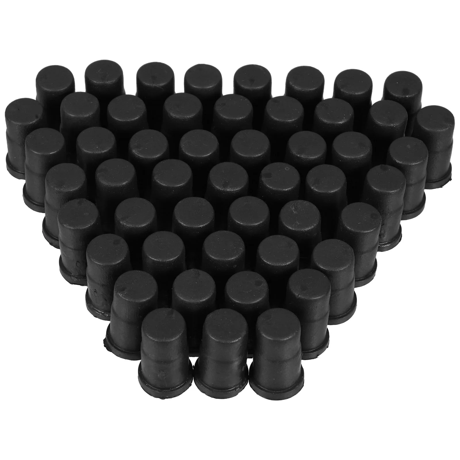50 ชิ้น Universal Castor ยางล้อล้อซ็อกเก็ตหมวก Protector ไนลอนเก้าอี้ Stopper สํานักงาน Rod ฝาครอบแทรก
