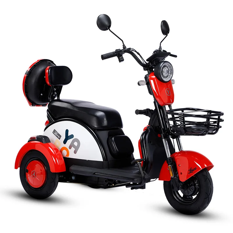 Triciclo eléctrico barato para el hogar, vehículo eléctrico de tres ruedas para pasajeros pequeños, scooter para personas mayores, Mini señora eléctrica para adultos