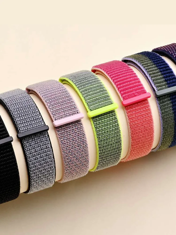 Nylon Watch Band For Amazfit GTS 4/3/2e Mini/GTR 4/3/Pro/GTR/47mm/stratos 20mm/22mm Bracelet correa Amazfit 6 5 bip-U-S straps
