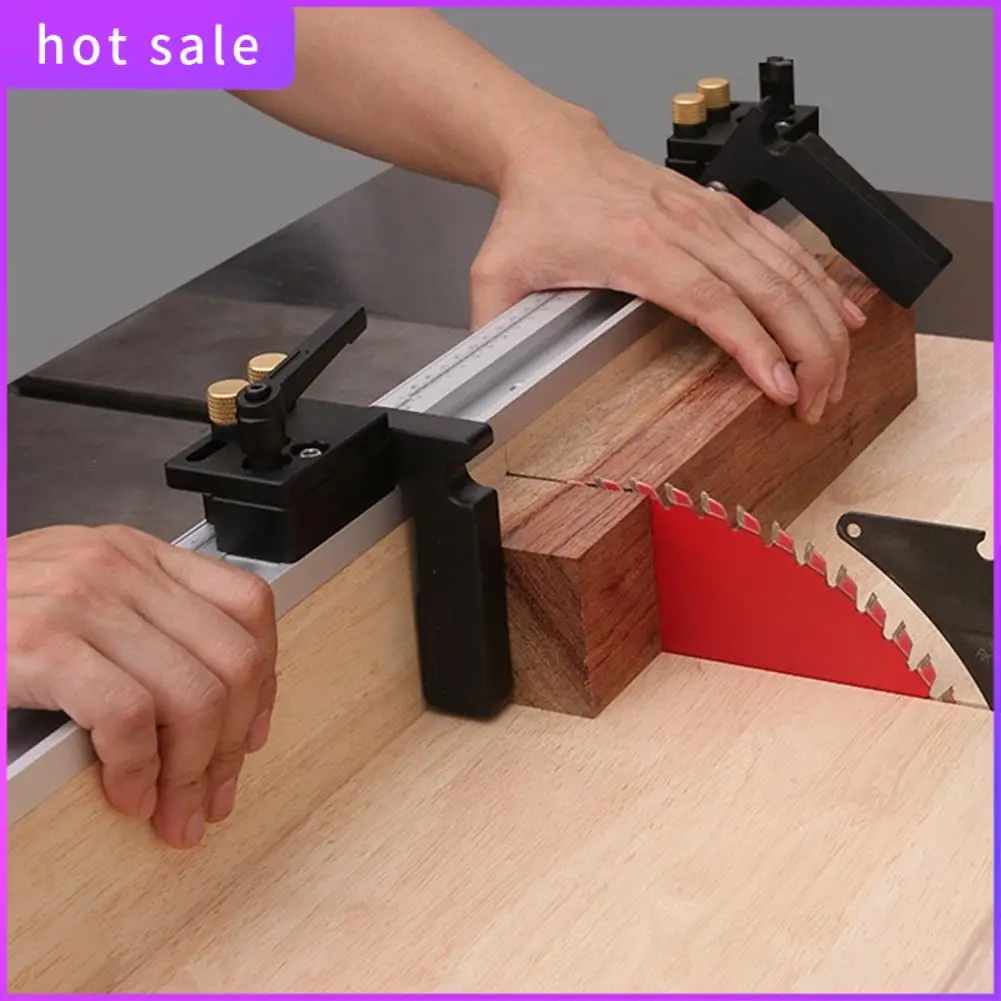 COFA-Chute T Track With Scale Alloy T-Tracks Slot Miter Track 400 Mm Woodworking Saw Table Workbench DIY Tools
