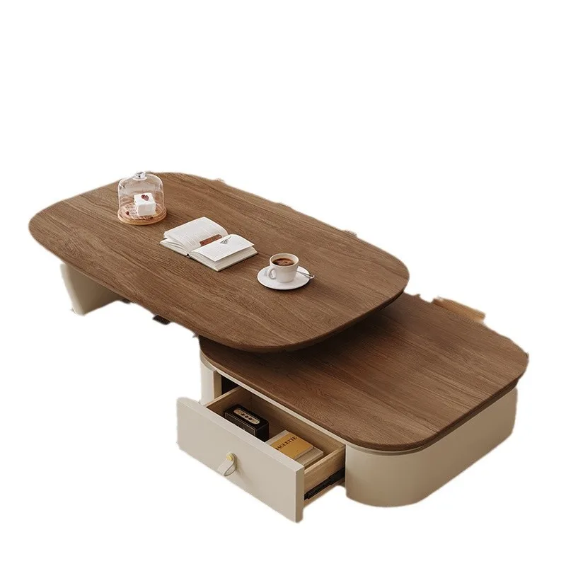 

Medieval style light luxury high-end sense modern minimalist coffee table floor TV cabinet combination set small apartment teles