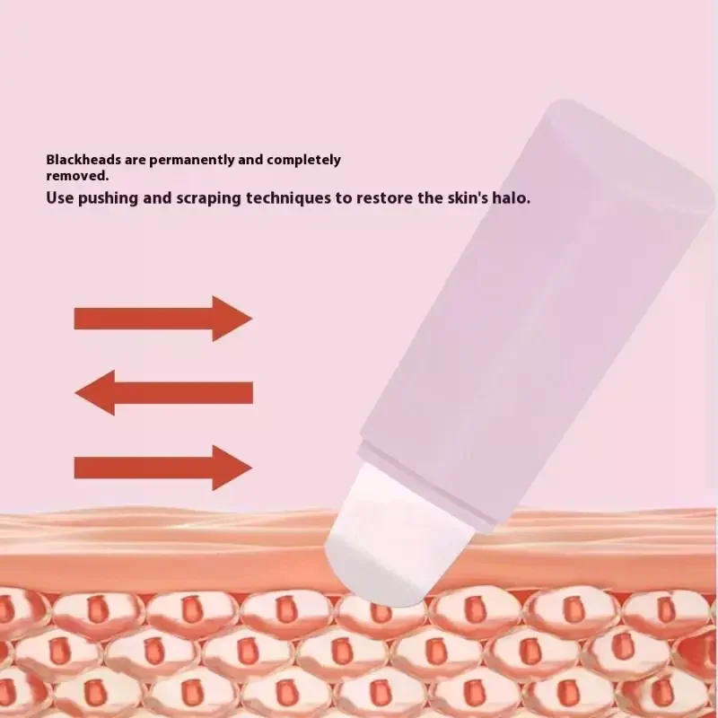 2 stücke Mitesser Entferner Haut Wäscher Spachtel Pickel Akne Nadel Werkzeug Gesichts Poren Reiniger Hautpflege Set