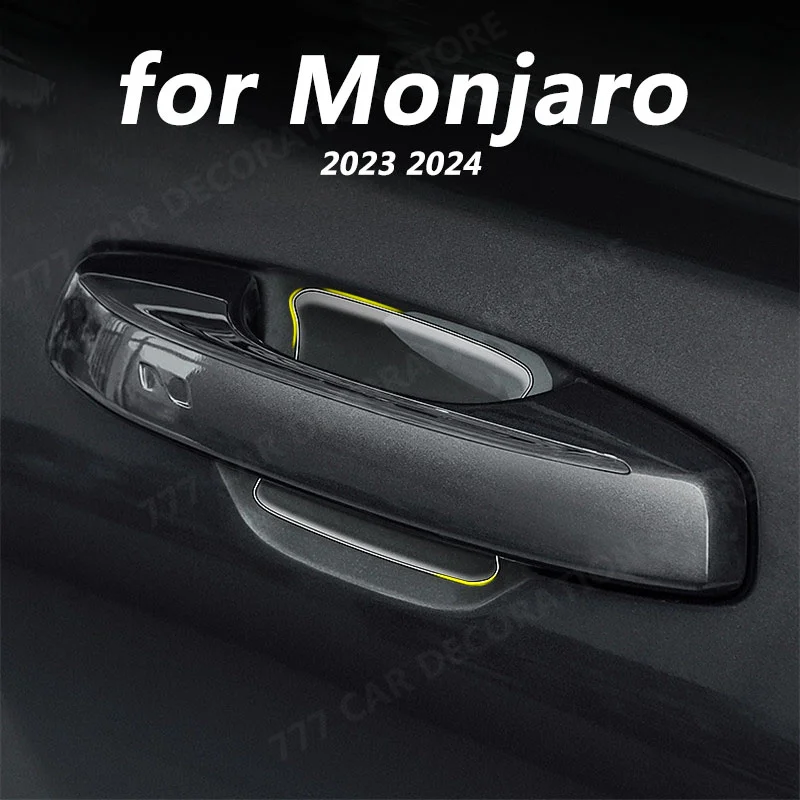 

Car exterior decoration accessories, door handle protection patch, scratch resistant for GEELY Monjaro 2023 2024