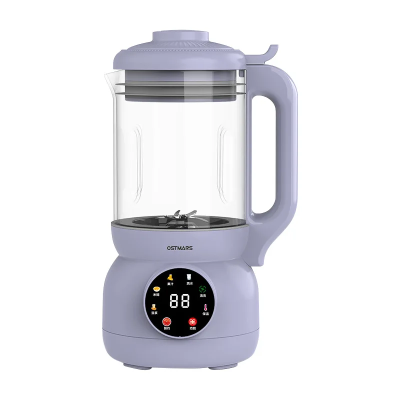 1000ML maszyna do mleka sojowego automatyczny inteligentny Blender do żywności elektryczna sokowirówka czajnik do gotowania ryżu 220V