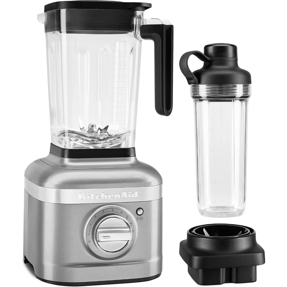 

K400 Variable Speed Blender with Personal Blending Jar - KSB4031，9.02"D x 7.59"W x 15.8"H