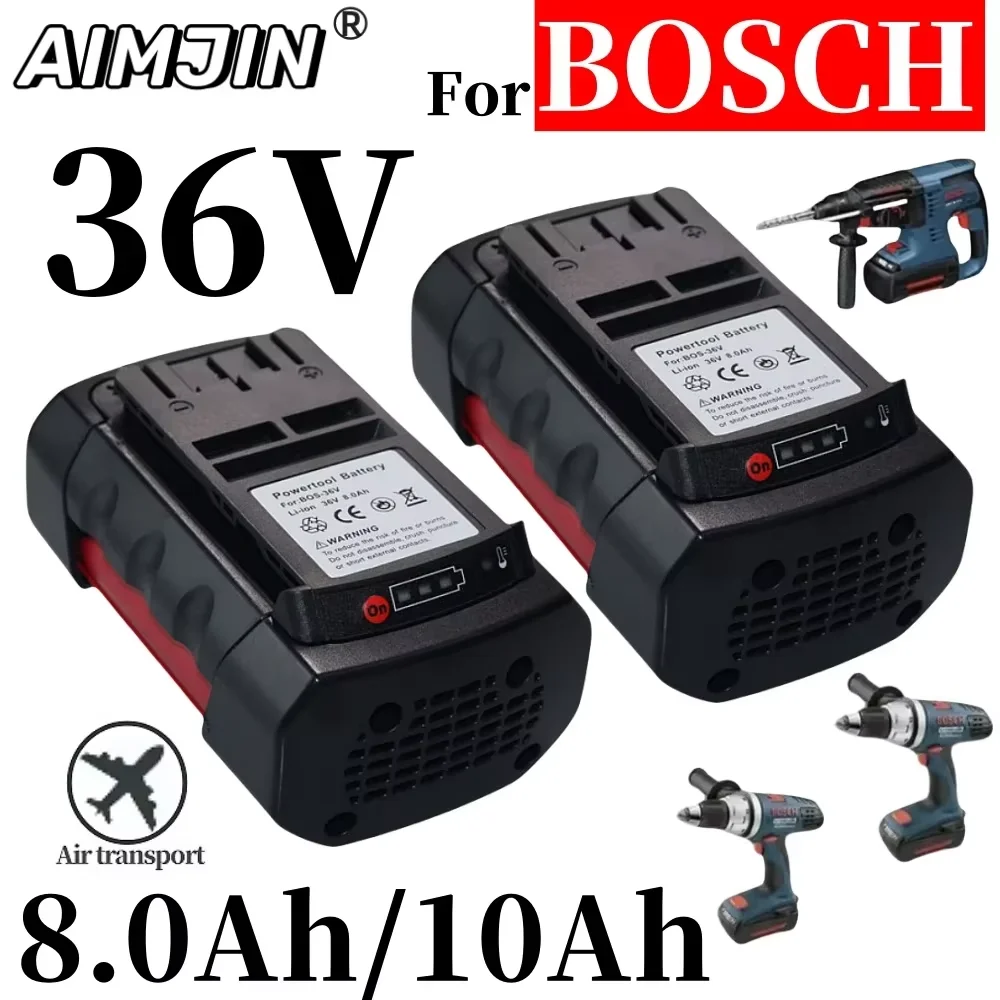 

High-capacity 36V 8000mAhLithium-ion Battery for Bosch BAT810 BAT836 BAT840 GBH36V-Li Power Tool Replacement Battery Lithium-ion