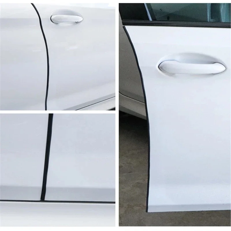 5M Car Door Edge Scratch Protector Strips Guard Trim U Type Car Door Protector Anti Collision Strips Car Decor Auto Accessories