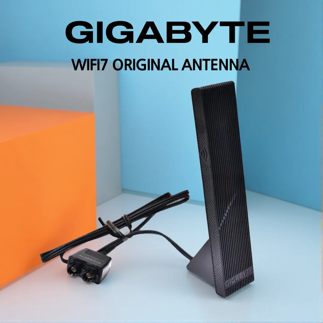 Original GIGABYTE EZ-Plug WIFI7 Antenna For Z890 Z890M AORUS ELITE X870 X870E GAMING X EAGLE Motherboard Magnetic Wi-Fi7 Antenna