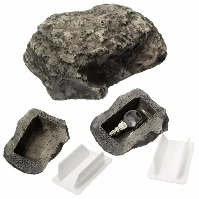Crafts Caja fuerte oculta piedra jardin - imagen 2