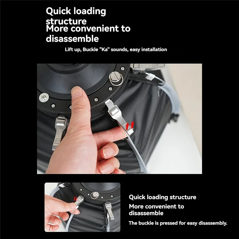 HFES Mini Portable Octagon Umbrella Softbox + Honeycomb Grid Outdoor Flash Softbox