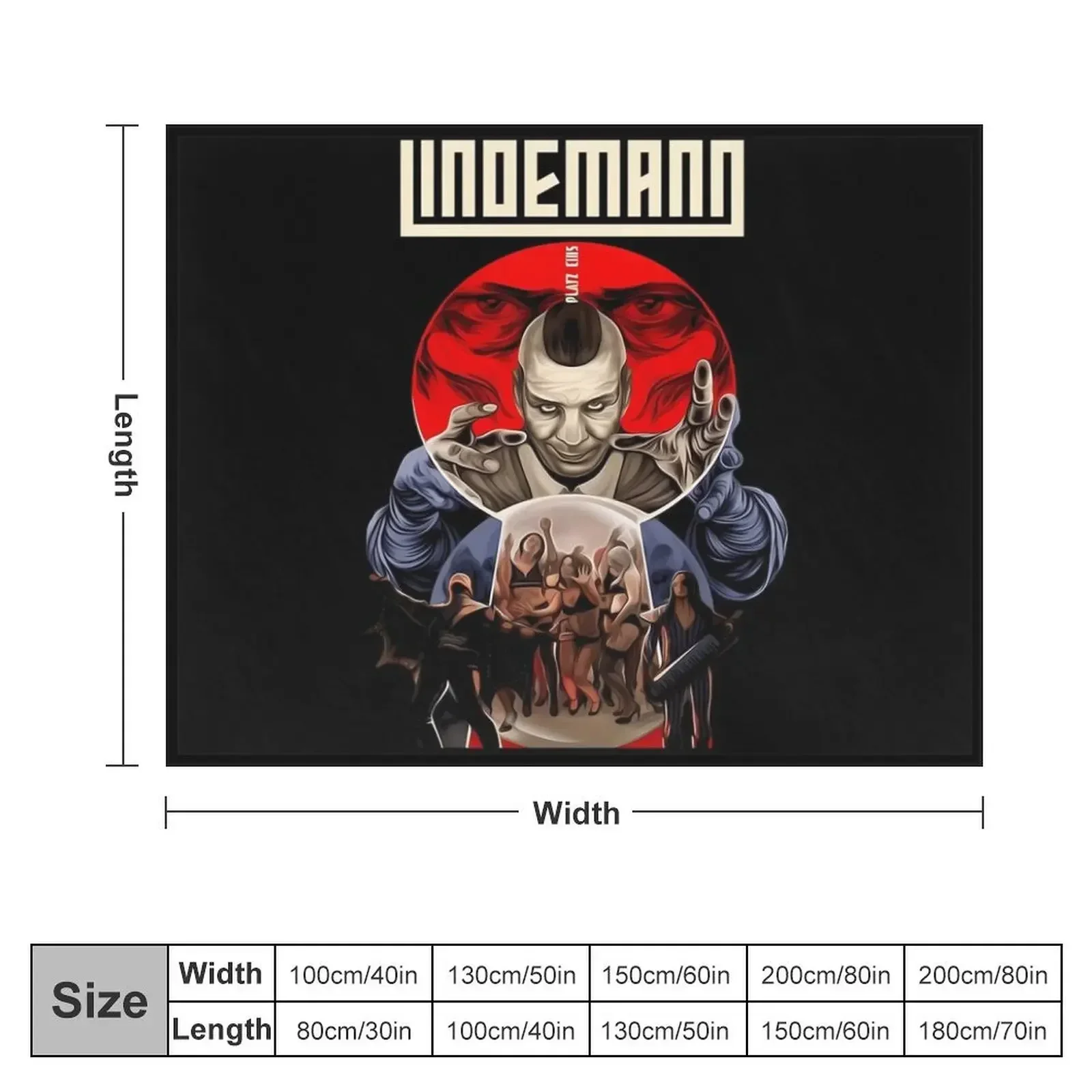 LINDEMANN - BAND Throw Blanket Loose Plaid Blankets