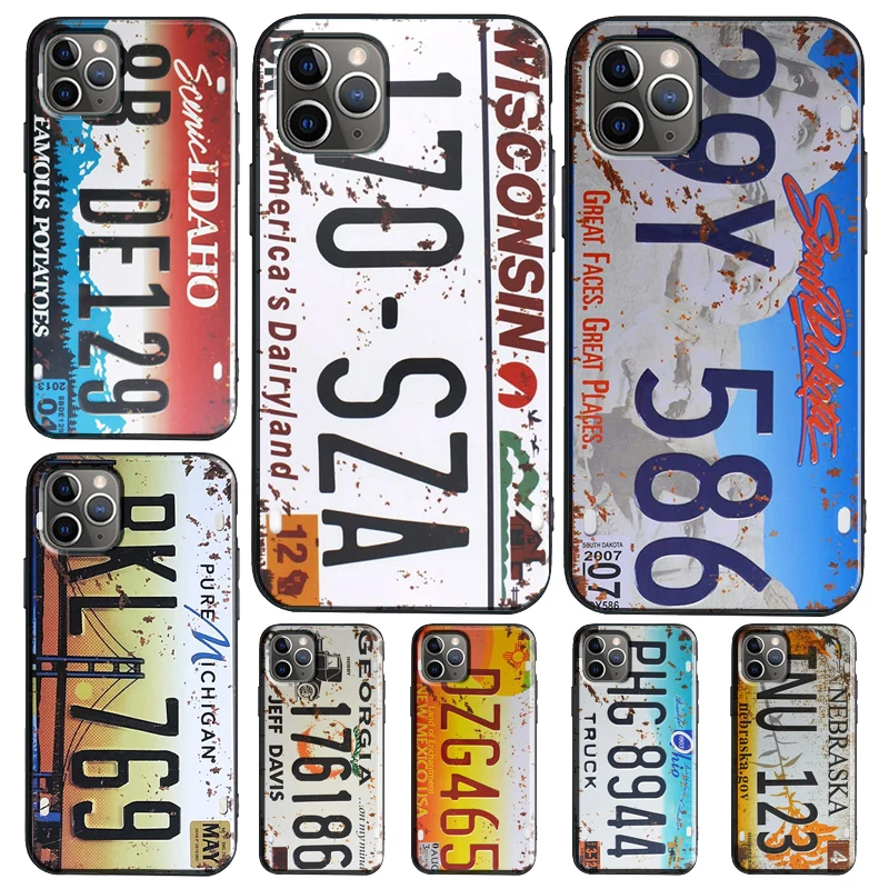Retro Funny License Plate Case For Samsung Galaxy M06 M53 M13 M31 M11 M35 M55 M15 M56 M36 M16 M12 M32 M52 M14 M34 M54