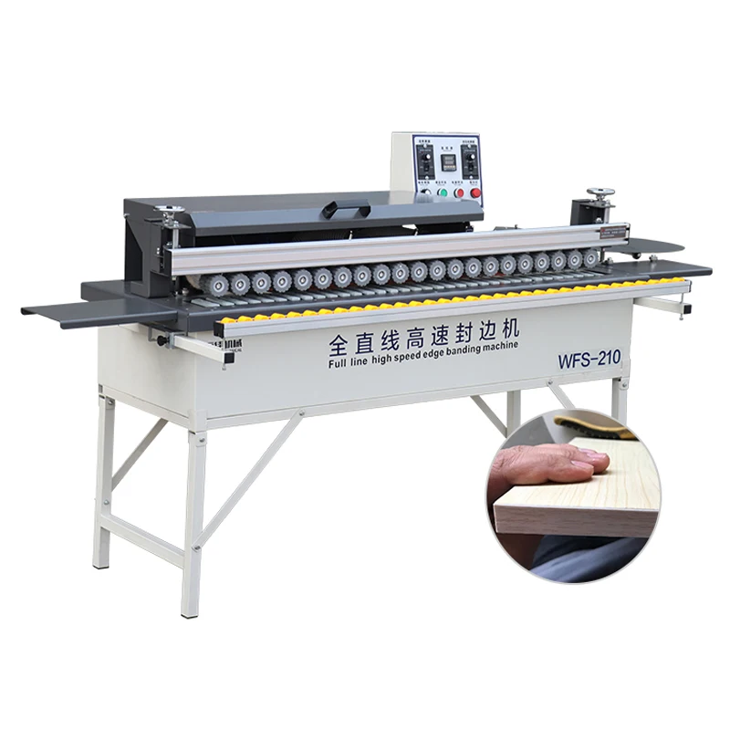 

WFS-210 Automatic Edge Banding Machine Sealing and Repairing All-in-One Machine Copying Trimming Curved Straight Dual-purpose Wo