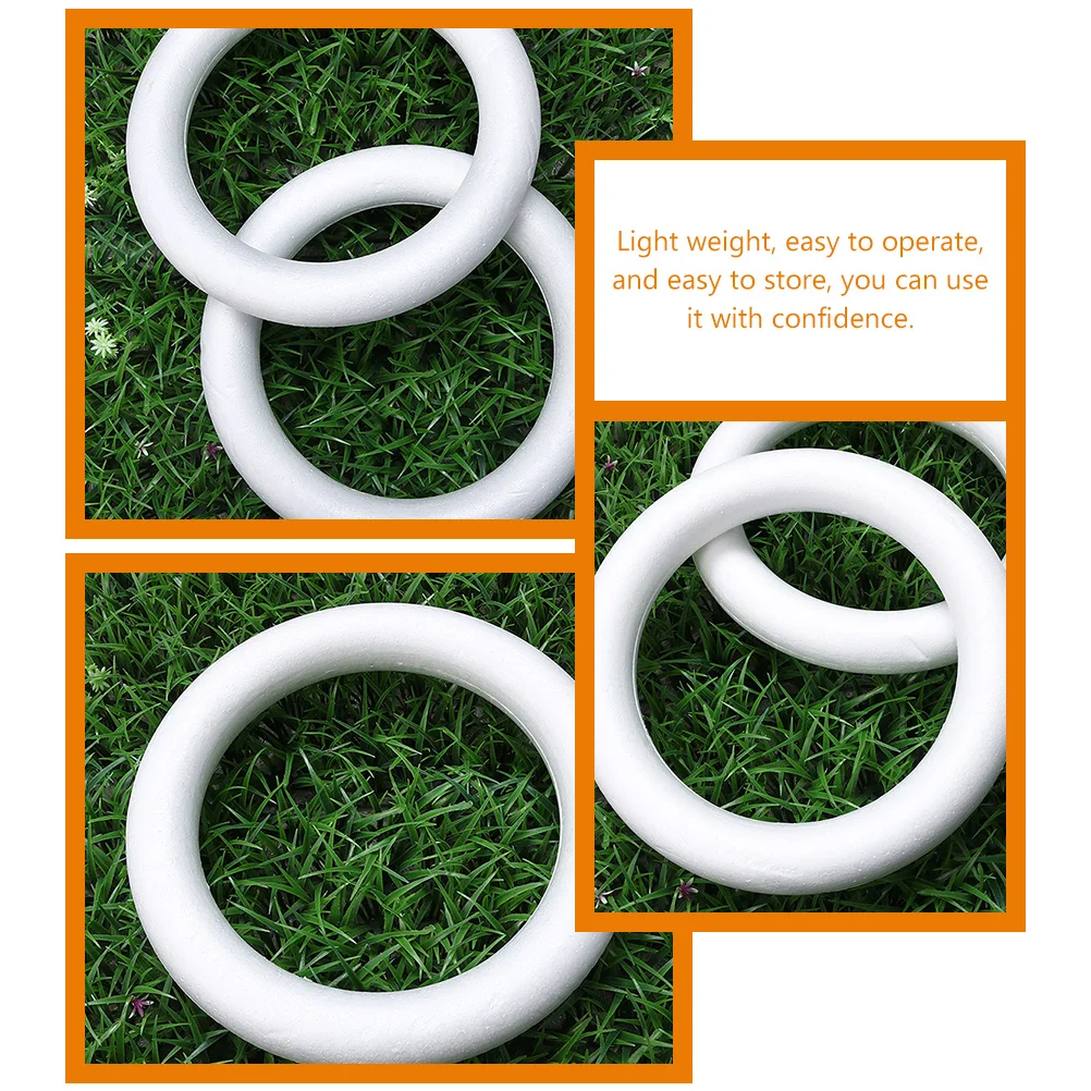 Foam Ring DIY Crafts Supplies Foams Circle for Flower Arrangement Wreaths Novelty Statue