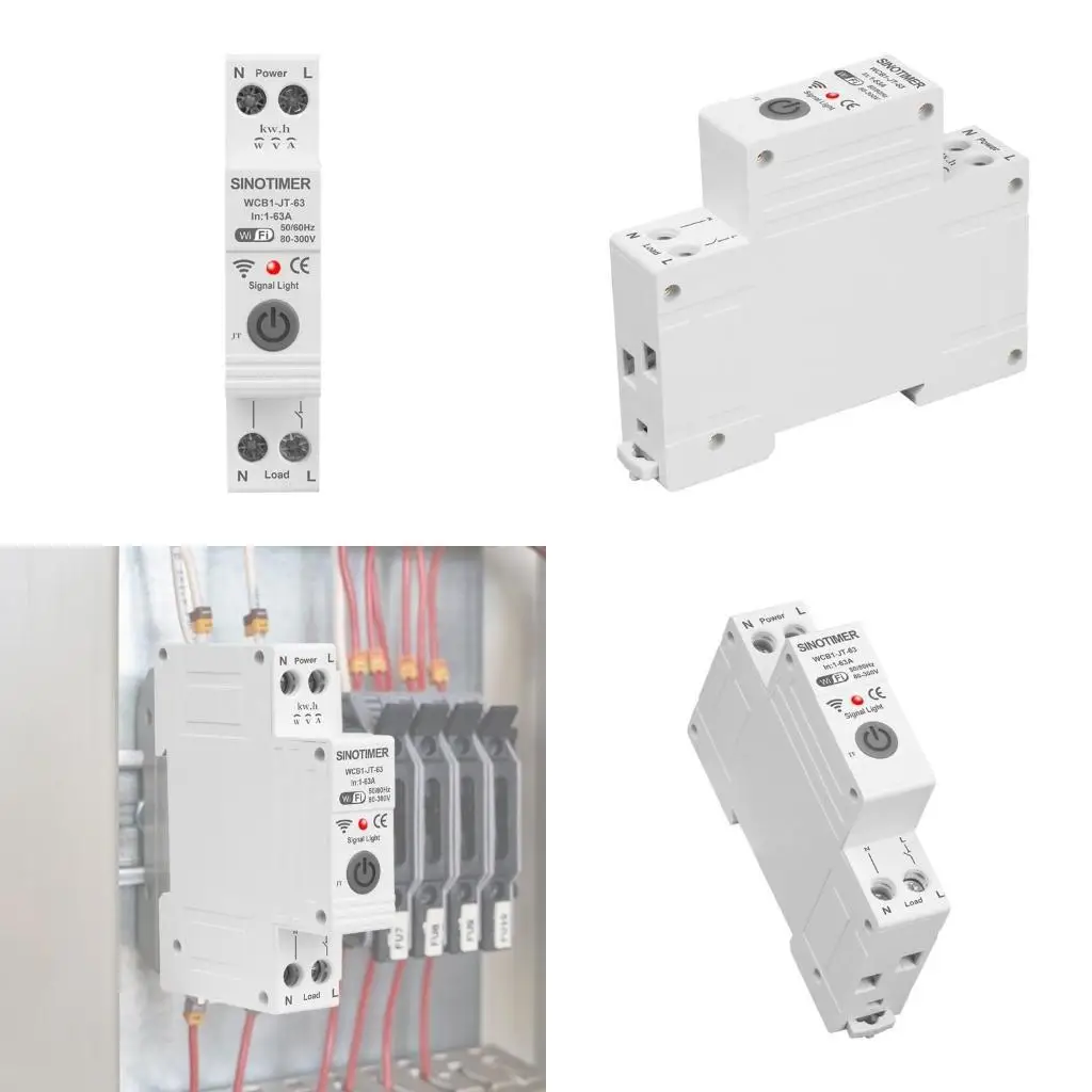 

Энергоэффективный автоматический выключатель 652F на 63 А с дистанционным управлением, анализом использования и защитой от по