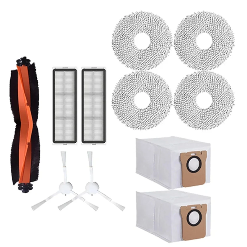 Accesorios para Robot aspirador Xiaomi X20 +/X20 Plus, almohadillas de filtro para mopa, bolsas de polvo, piezas de repuesto