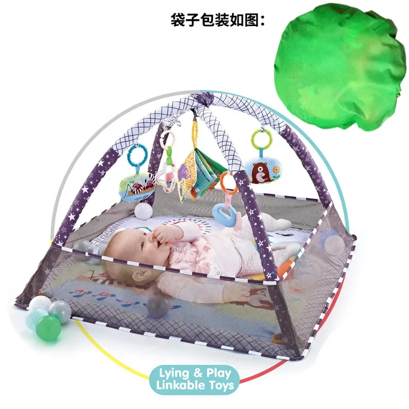Pädagogisches Fitness Rahmen Für Kinder Spielen Matte Rack Krabbeln Decke Infant Spielen Teppich Geschenk Kinder Aktivität Matte Gym Baby Spielzeug Neue