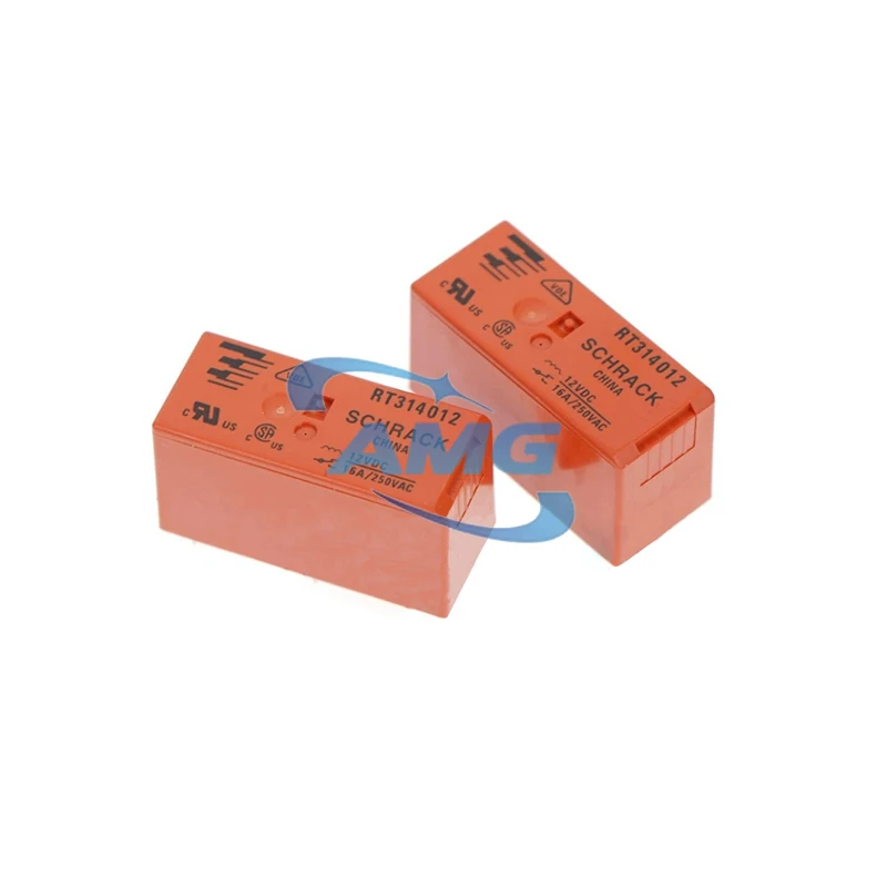 10PCS RT314005 RT314012 RT314024 8PIN 12V 24V Electromagnetic power relay