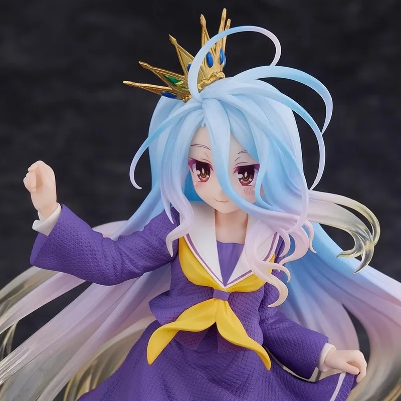 18 CM NGNL Geen Game Geen Leven Wit "Figuur Anime PVC Anime Actiefiguren Model Collectie Ornament Anime Model speelgoed Gift