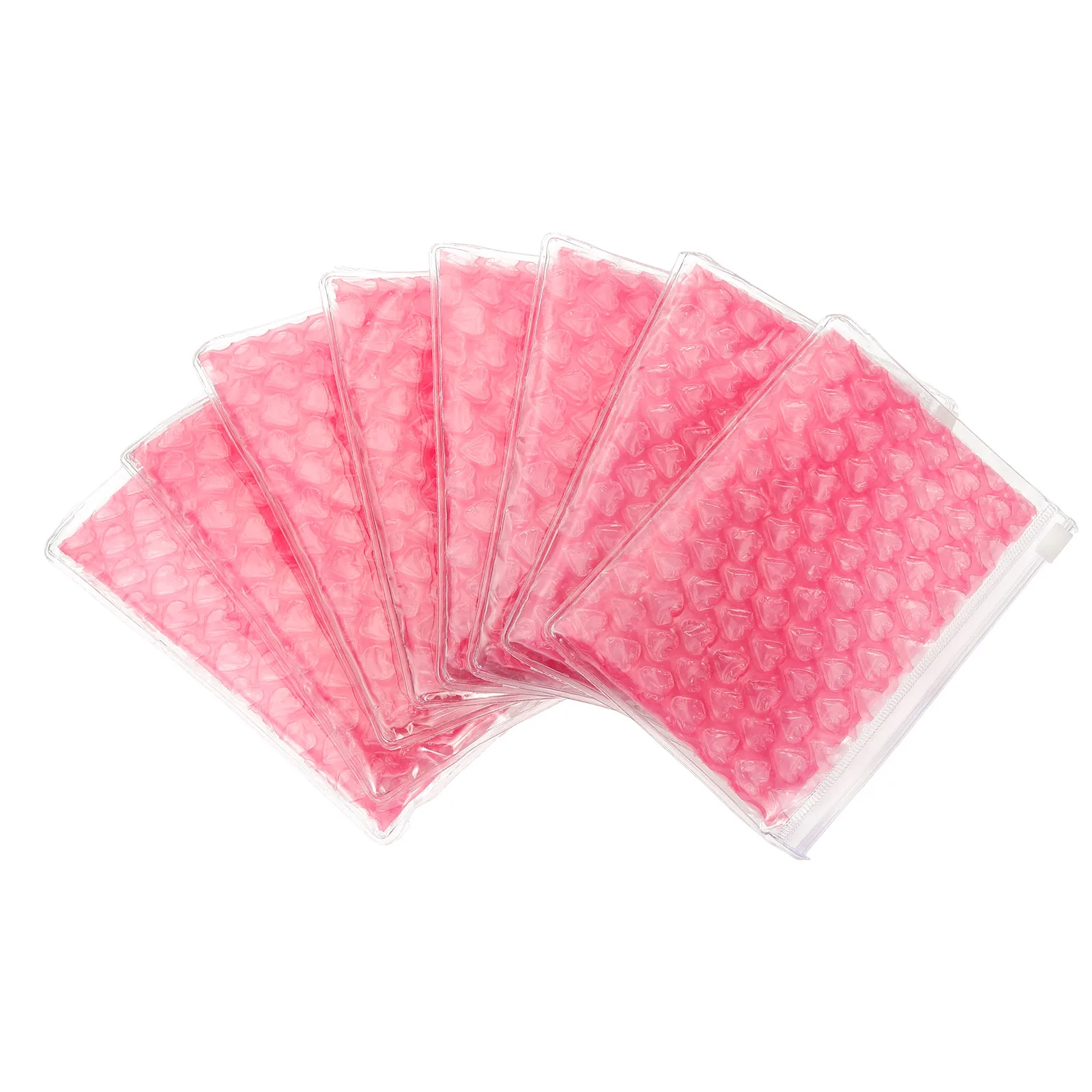 4/8Pc Bubble Bags Heart Bubble Wrapping Pouches Zipper Packing Cushioning Bag Lightweight for Mailing Shipping Packaging Storage