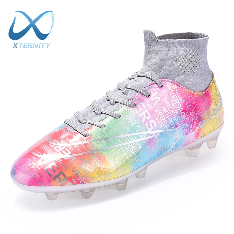 

2024 New Arrival Ultralight Soccer Shoes Outdoor Boys Football Boots Sports Shoes Kids Non-Slip AG/TF Soccer Cleats Sneakers Men