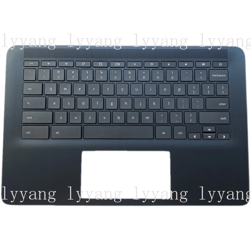 

f C Case with Keyboard Black L90459-001 FOR HP Chromebook 14 G6 Laptop