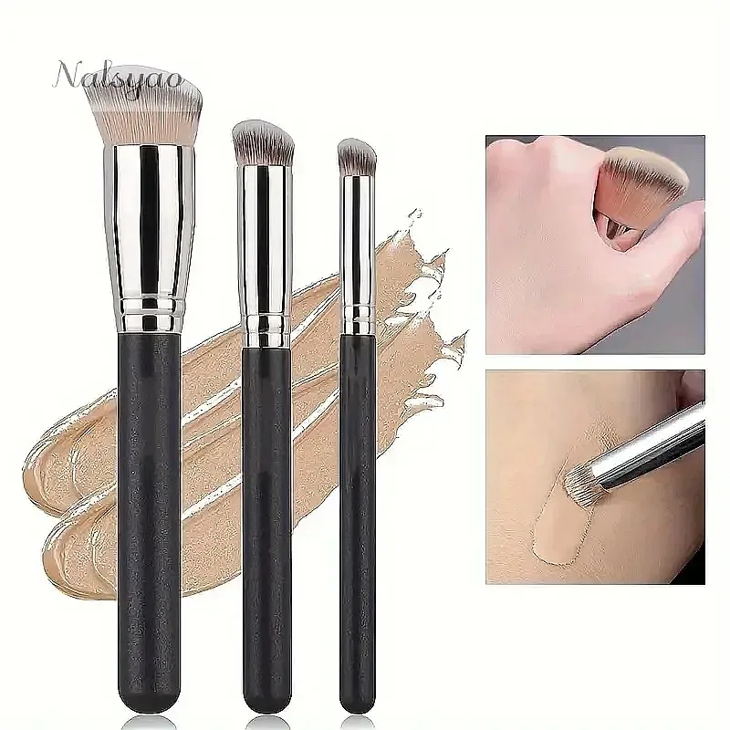 Foundation Concealer Brush Premium Contour Blusher Brush Dense Face Makeup Brush for Blending