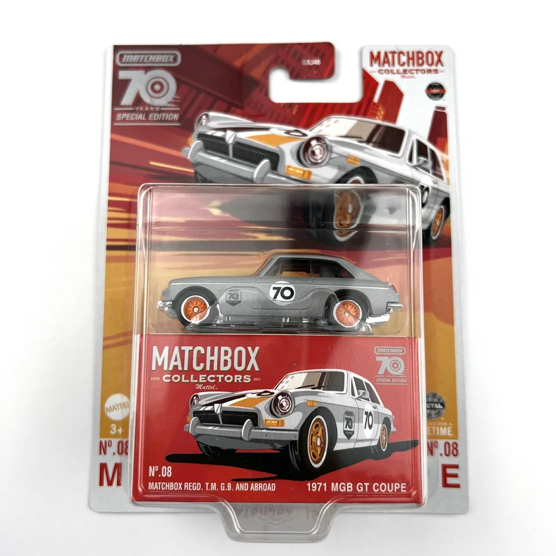 2023 GBJ48 9C5S Matchbox 1:64 1971 MGB GT COUPE Collection diecast alloy car model gift