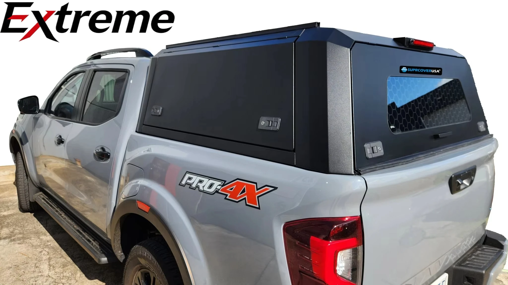 4x4 Multifunctional Aluminum Truck Canopy Topper Cover Hardtop Camper Pickup for Nissan NAVARA NP300 DC 2015-2024  HYBRID CANOPY