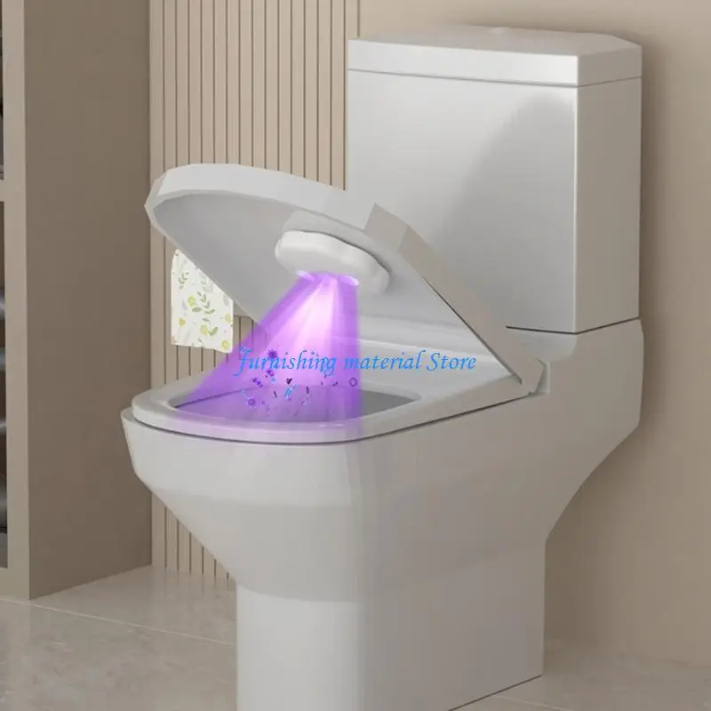 

Y5GD Toilet Lid Cleaning Light Toilet Auto Cleaning Deodorization Lamp Enduring