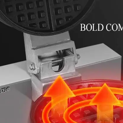 Electric Commercial Waffle Baker Single Head Waffle Making Machine